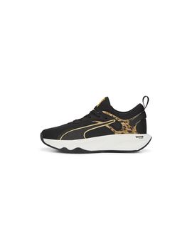 Zapatillas de fitness puma pwr xx nitro safari glam negro mujer