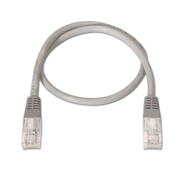 Aisens Cable de Red RJ45 UTP AWG24 Cat.6 Libre de Halógenos 50cm Gris