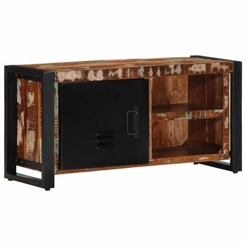 vidaXL Mueble para la TV 80x30x40 madera maciza reciclada