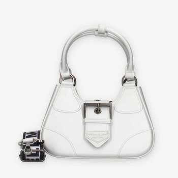 Marc Ellis Bolso de mano FLAT CIRCLE-GLACIER GRAY / SATIN CDF para mujer