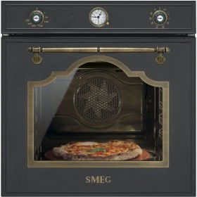 Horno Multifunción - Smeg SFP750AOPZ, Eficiencia A, Antracita, Abatible, Pirólisis