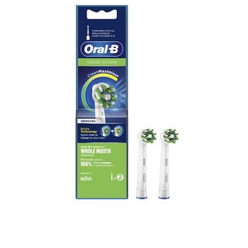 Oral-B Cross Action Cabezales para Cepillo de Dientes Eléctrico 2 Unidades