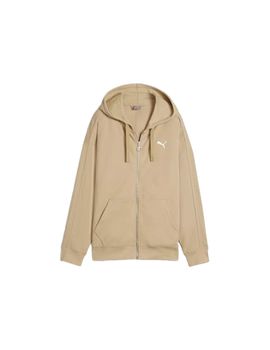 Sudadera puma her full-zip marrón mujer