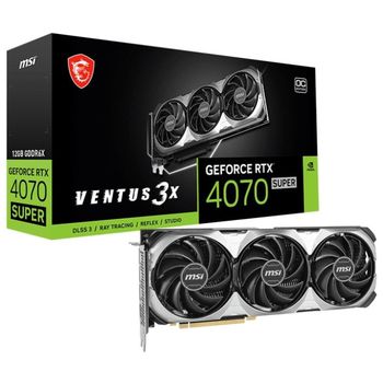 MSI GeForce RTX 4070 SUPER VENTUS 3X OC 12GB GDDR6X DLSS3