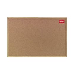 Nobo Classic Office Cork Noticeboard with Natural Oak