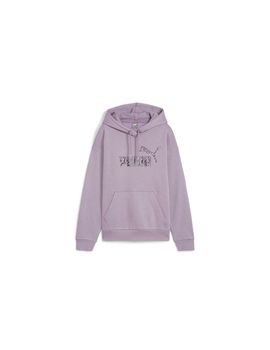 Sudadera casual puma essentials+ animal hoodie fl mujer