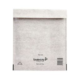 Mail Lite + Bubble Lined Postal Bag Size E/2 Oyster White (Pack 100)