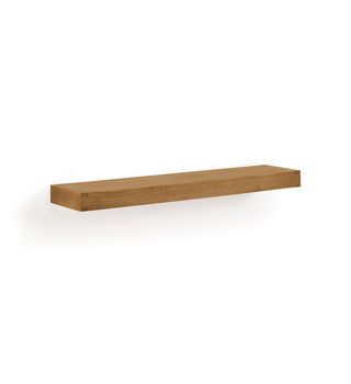 Estante de pared de madera marrón anch. 90 cm