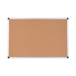 Bi-Office Maya Cork Notice Board  Alumin