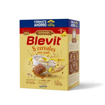 Blevit Superfibra 8 Cereales con Miel 1000 Gramos Formato Ahorro