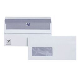 Plus Fabric Envelopes Wallet 110gsm DL White [Pack 250] - C23370