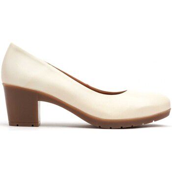 Morxiva Shoes Zapatos de tacón Zapatos Salones beige de piel by Morxiva para mujer