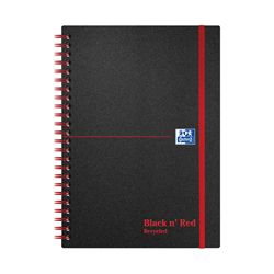 Black n Red Book Wirebound Recycled Polypropylene 90gsm - 100080221