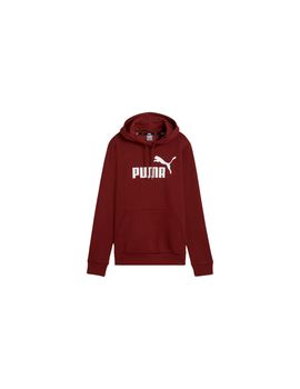 Sudadera puma essentials logo mujer rojo