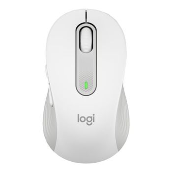 Mouse Raton Logitech M650 For Business Mediano Wireless Inalambrico Blanco Crudo