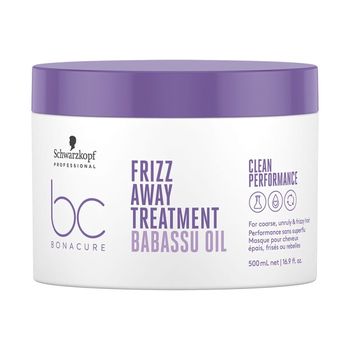 Tratamiento Frizz Away 500 ml - Schwarzkopf - Mascarilla con efectos antiencrespamiento y antihumedad para cabello rebelde y grueso.