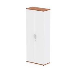 Impulse 2000mm Cupboard Walnut and White