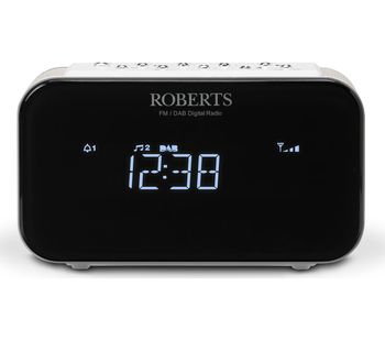 ROBERTS ORTUS1 DABﱓ Clock Radio - White, White