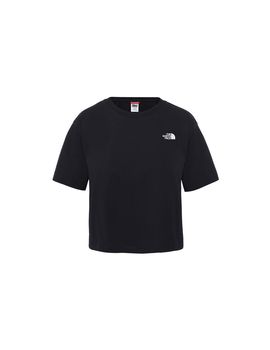 Camiseta the north face cropped w black