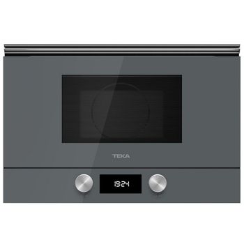 Teka ML 8220 BIS Microondas Integrable con Grill 22L 850W Cristal Gris