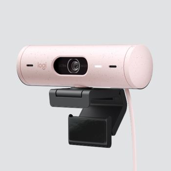 Webcam Logitech Brio 500 Rosa Full Hd/ Usb Tipo C