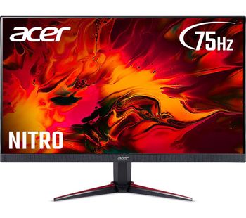 ACER Nitro VG240Ybmipcx Full HD 23.8 IPS LCD Gaming Monitor - Black & Red, Black