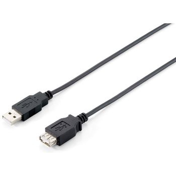 Equip Cable USB 2.0 AM/AH Alargador Macho/Hembra 1.8m