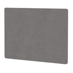 Air Screen for Back-to-Back Desk 1200x800mm Grey Fabric