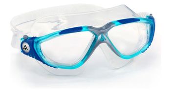 Mascara aquasphere vista turquesa   azul   lentes transparentes