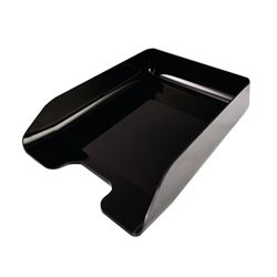 Q-Connect Executive Letter Tray Black CP125KFBLK -  KF05555