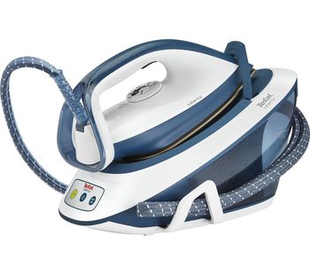 TEFAL Liberty SV7030 Steam Generator Iron - Blue & White, Blue