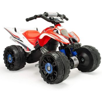 Injusa Quad Eléctrico con Licencia Honda ATV 12V Blanco/Rojo