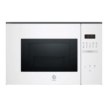 Microondas Integrable - Balay 3CG5175B2, Grill, 900 W, Cristal Blanco