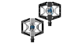 Par de pedales crankbrothers double shot 2 negro plata azul