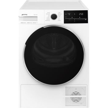 Secadora Condensación - Smeg DNP93SLES, Bomba de Calor, 9 Kg, Blanco