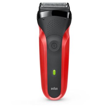 Braun Series 3 300s Afeitadora Eléctrica Negra/Roja