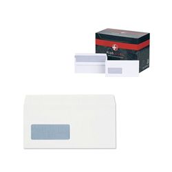 Plus Fabric Envelopes Wallet 110gsm DL White [Pack 500] - J22370