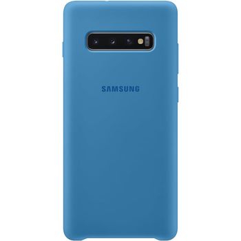 Samsung Silicone Cover Azul para Samsung Galaxy S10 Plus