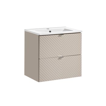 Mueble lavabo encastrado estratificado 60cm