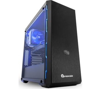 PC SPECIALIST Vortex ST-S Gaming PC - Intelu0026regCore i7, RTX 2070 Super, 2 TB HDD & 256 GB SSD, Blue