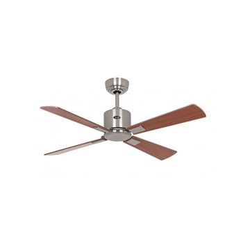 Casafan 942111 Eco Neo III Ventilador de Techo 103cm 22W Cromo Cepillado/Cerezo O Nogal