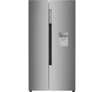 HAIER American-Style Fridge Freezer Silver HRF-522IG6, Silver