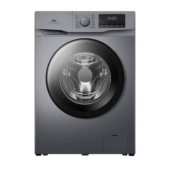 Lavadora Libre Instalación -TCL FF0814SA0, 8 kg, 1400 rpm, Vapor, Plata