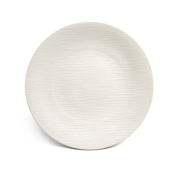 Plato llano (x6) gres crema