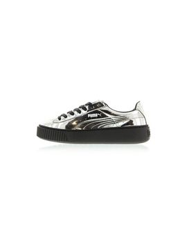 Zapatillas puma sportswear basket platform metallic mujer