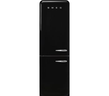 SMEG FAB32LBL3UK 60/40 Fridge Freezer - Black, Black