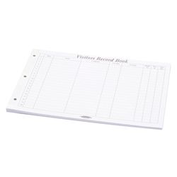 Concord CD14P White 50 Sheet Refill for Visitors Book