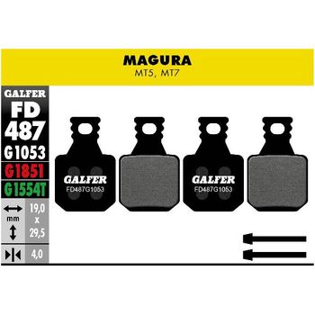 Pastillas de freno GALFER Disco Standard Magura MT5-MT7