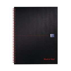 Black n Red Book Wirebound Smart Ruled and Perforated - 100080218