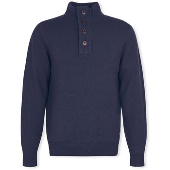 Barbour Jersey Patch Half Zip Knit - Navy para hombre